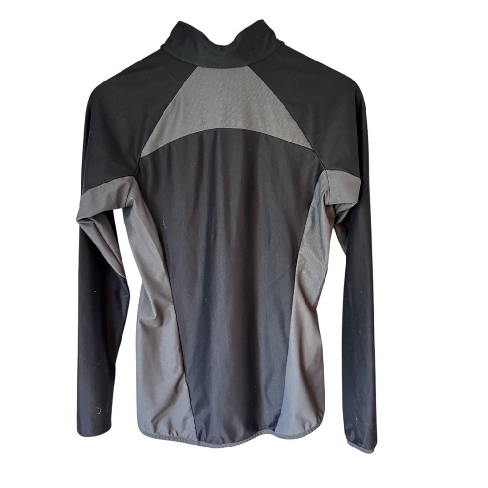 Second Skin Women’s 1/4 Zip Long Sleeve Training Pullover Black Gray Sz M - Picture 2 of 6